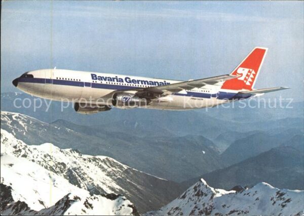 Flugzeuge Zivil Bavaria Germanair Airbus A 300 B4