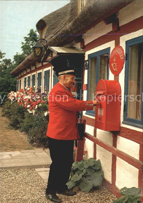 Postbote Brieftraeger Dänemark Dansk Postbud