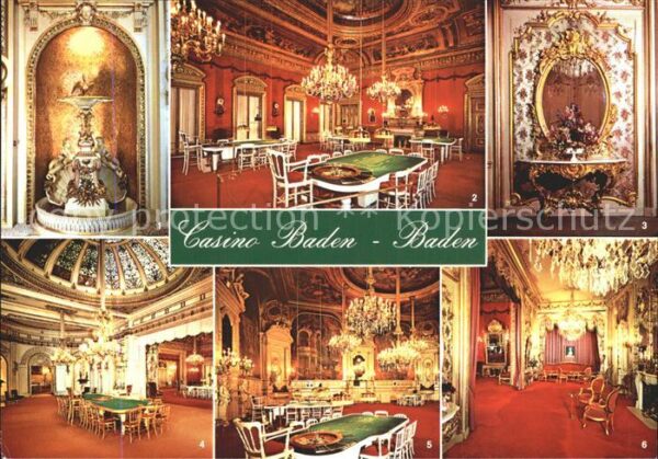 Casino Spielbank Baden-Baden Roter Saal Florentiner Saal