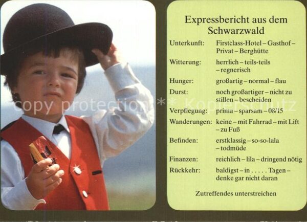 Trachten Schwarzwald Kind