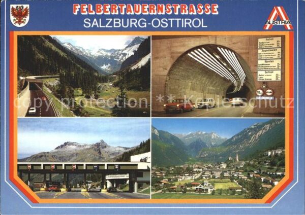 Autobahn Felbertauernstrasse Tunnel Nordrampe La