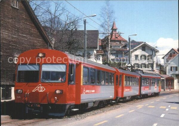 Eisenbahn Appenzeller-Bahnen Pendelzug Teufen