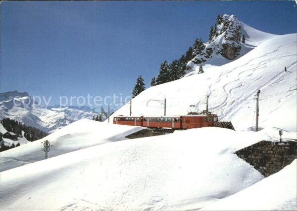 Eisenbahn Train Villars Col de Bretaye