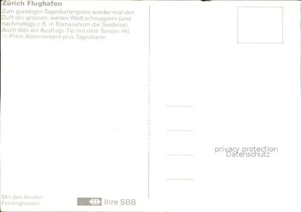Swissair Zürich Flughafen – Bild 2