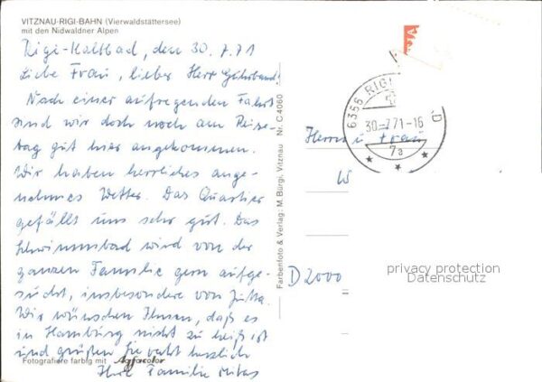 Zahnradbahn Vitznau-Rigi-Bahn Nidwaldner Alpen Vier – Bild 2