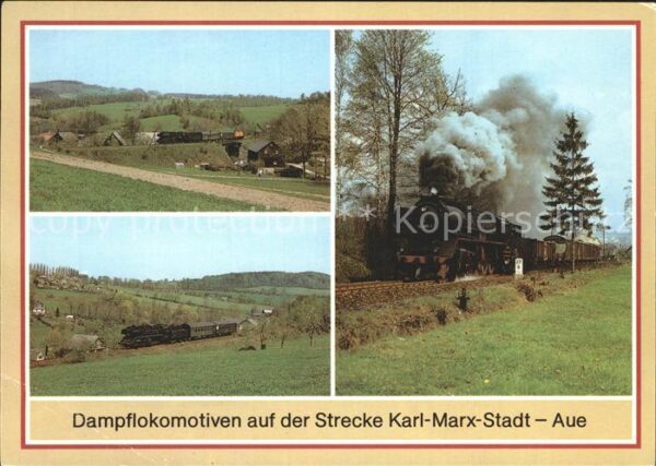 Lokomotive Strecke Karl-Marx-Stadt - Aue Lok 50369