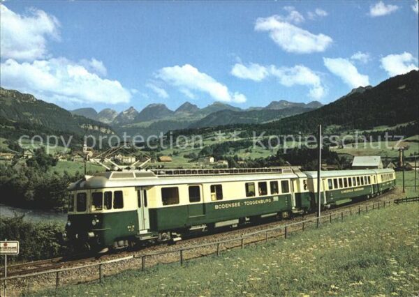 Eisenbahn Bodensee-Toggenburg-Bahn Nesslau-Neu-St