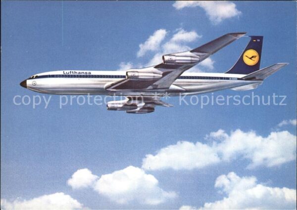 Lufthansa Boeing 707 Intercontinental Jet