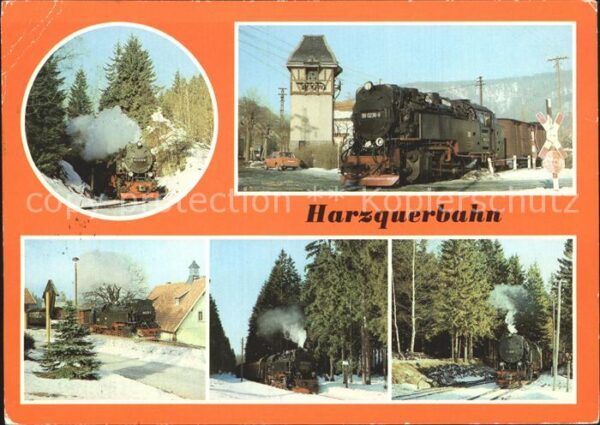 Lokomotive Harzquerbahn Einfahrt Tiefenbachmühle I