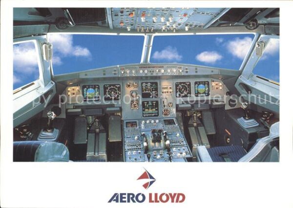 Flugzeuge Zivil Aero Lloyd Cockpit Airbus A320/321