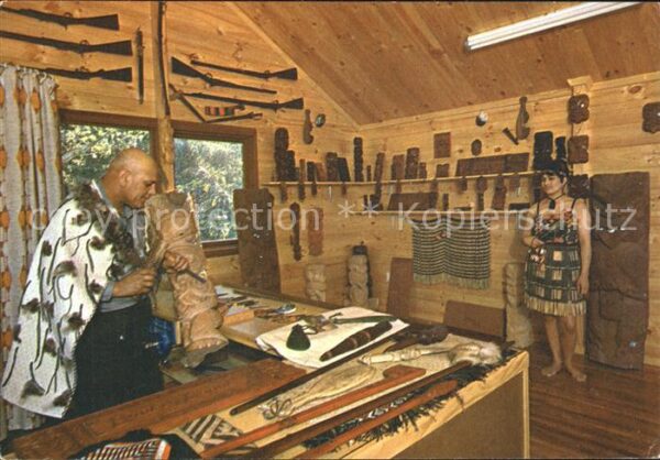 Berufe Schnitzer Maori Carver Fairy Springs Ro