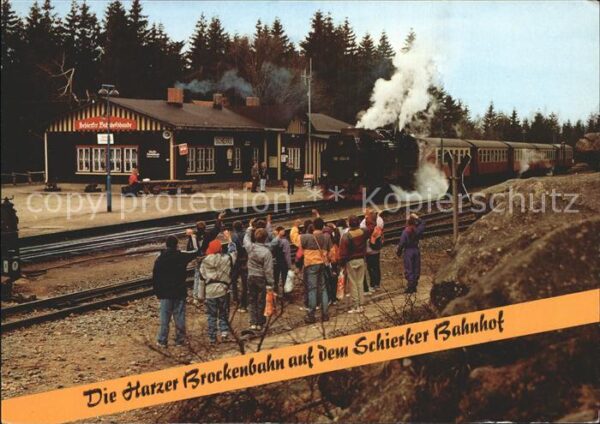 Lokomotive Harzer Brockenbahn Schierker Bahnhof