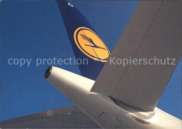 Lufthansa Airbus A340-200 Höhen- und Seitenruder