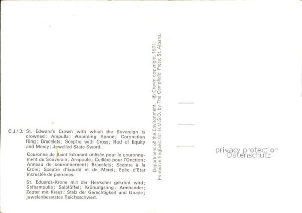 Krone Koenigshaeuser St. Edward_s Crown Ampulla Anointing Sp – Bild 2