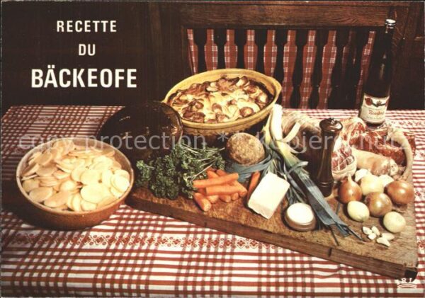 Lebensmittel Recette Bäckeofe