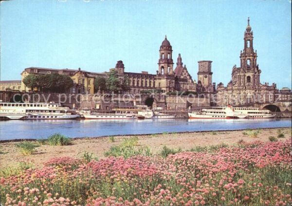 Dresden Brühlscher Terrasse Schloss Katholische