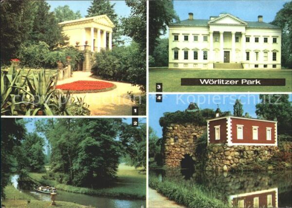 Woerlitz Park Floratempel Goldene Urne Schlossmu