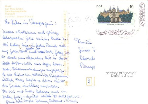 Pirna Karl-Marx-Strasse Markt Postsäule – Bild 2