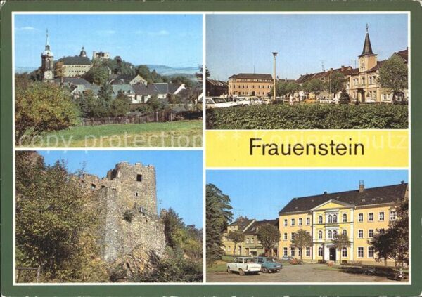 Frauenstein Brand-Erbisdorf Schloss Burgruine Markt