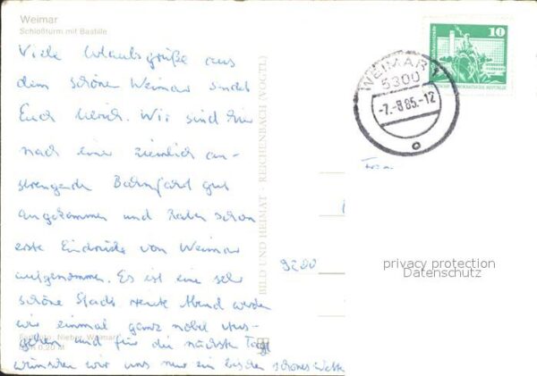 Weimar Thueringen Schlossturm Bastille – Bild 2
