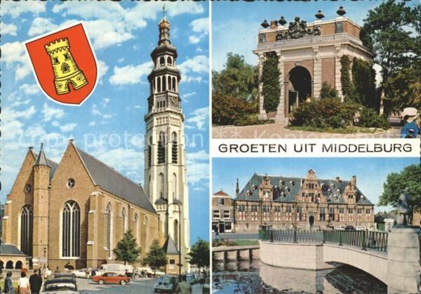 Middelburg Zeeland Kirche Tor Brücke
