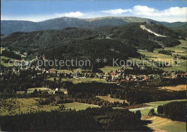Hinterzarten Fliegeraufnahme Feldberg