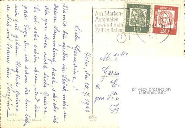 Trier Mariensäule Mosel – Bild 2