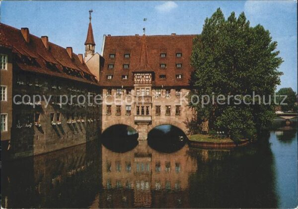 Nuernberg Pegnitzpartie Heilig-Geist-Spital