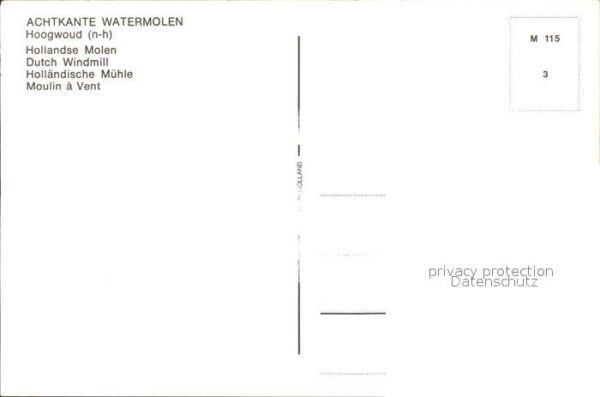 Hoogwoud Achtkante Watermolen – Bild 2