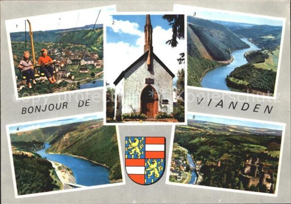 Vianden Tele Siege Vallee Our Chateau Ville