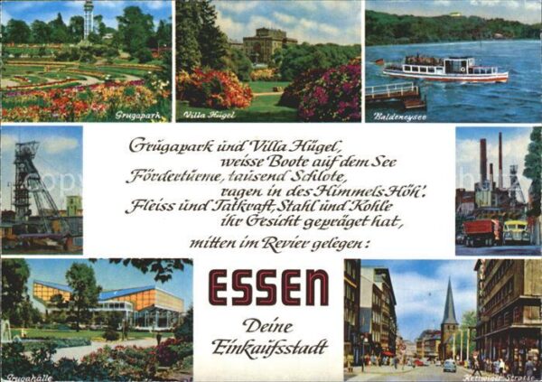 Essen Ruhr Baldeneysee Villa Hügel Grugaperk