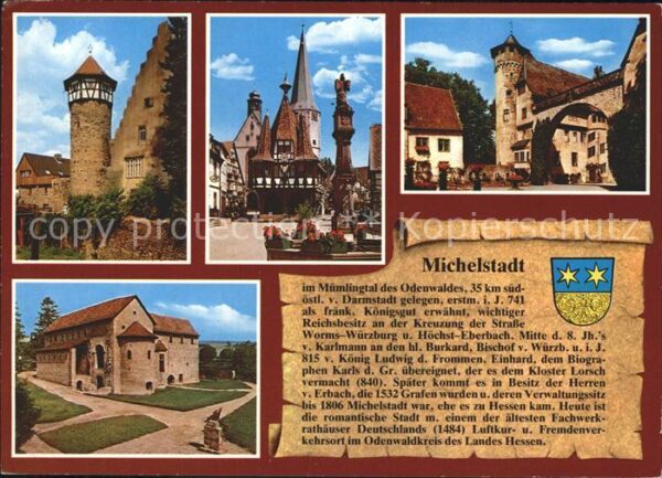 Michelstadt Diebsturm Marktplatz Rathaus Schloss Fü