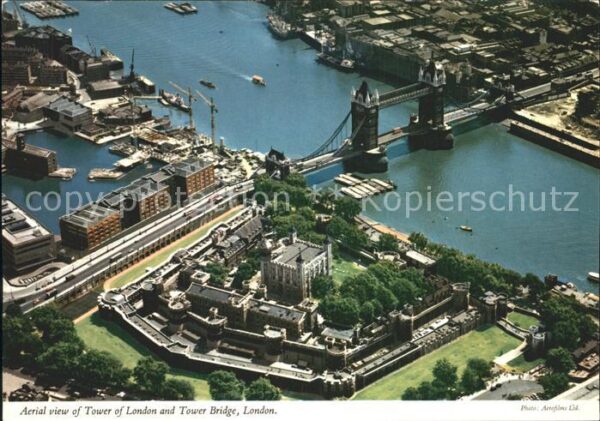London Fliegeraufnahme Tower Bridge