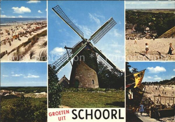 Schoorl Windmühle Strand