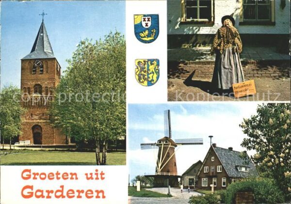 Garderen Windmühle Kirche