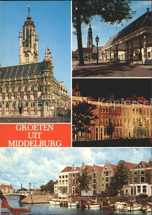 Middelburg Zeeland Hafen Gebäude