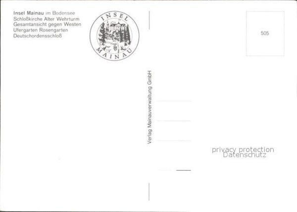 Insel Mainau Schlosskirche Alter Wehrturm Ufergarten – Bild 2