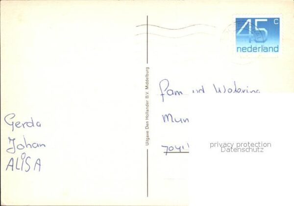 Zeeland Niederlande Windmühle Kirche Fähre – Bild 2