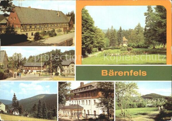 Baerenfels Erzgebirge Gasthof Bärenfels Thälmann Str Kurpark