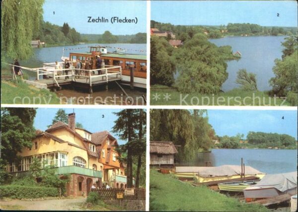 Flecken Zechlin Dampferanlegestelle Am Schwarzen See FD