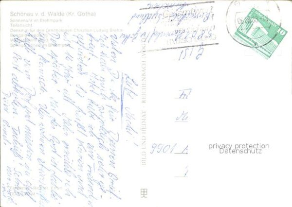 Schoenau Eichsfeld Sonnenuhr Brehmpark Teilansicht Brehm D – Bild 2