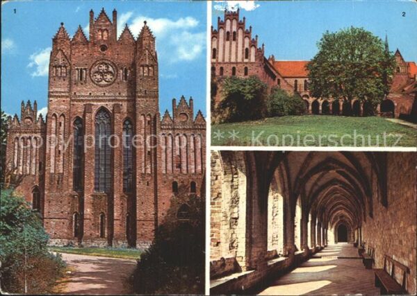 Chorin Kloster Westgiebel Südansicht Östlicher