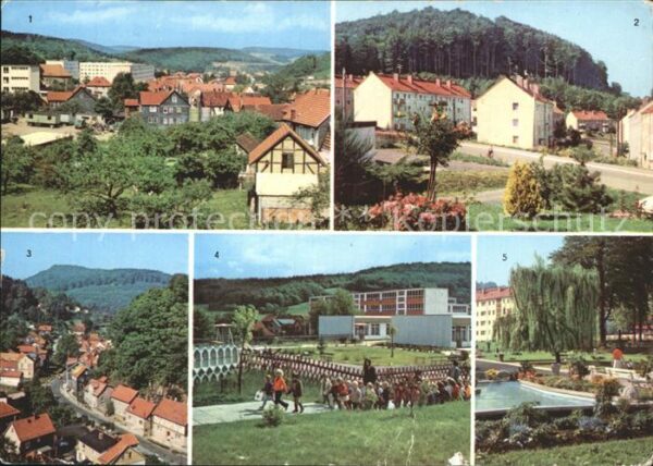 Seebach Eisenach Teilansichten und Thal mit Scharfenberg