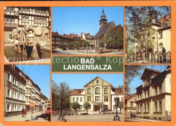 Bad Langensalza Platz der DSF Wilh Pieck Heim Bonifaciu