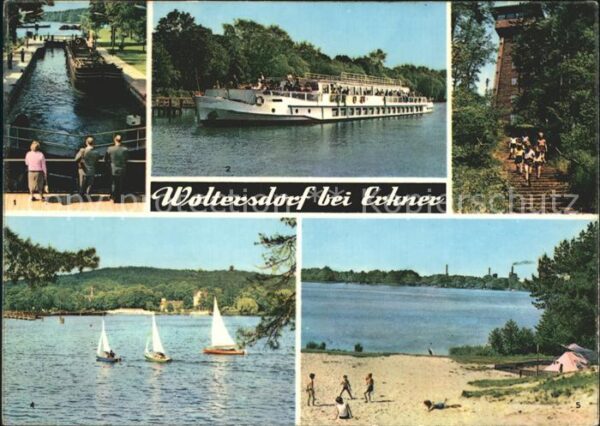 Woltersdorf Erkner Schleuse Weisse Flotte Dampfer Aussicht