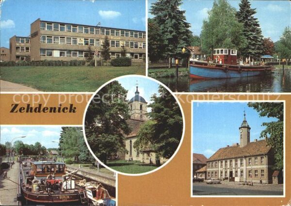 Zehdenick Karl Marx Oberschule Hafen Schleuse Pfa