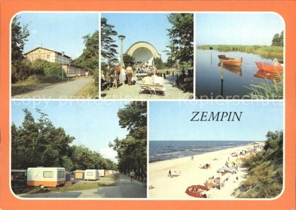 Zempin FDGB Erholungsheim Frieden Kurplatz Kon