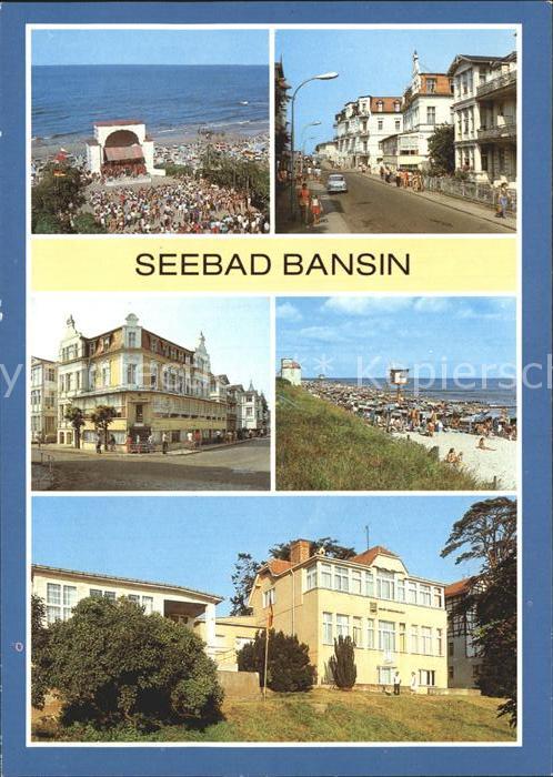 Bansin Ostseebad Konzertpavillon Karl Marx Str FDGB Heim