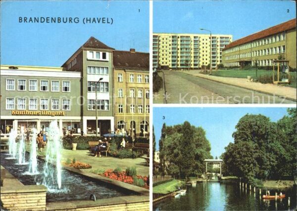 Brandenburg Havel Kaufhaus Magnet Bertolt Brecht Oberschu