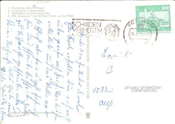 Caputh Gaststätte Am Fährhaus Liegewiese Stran – Bild 2
